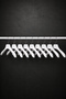 10-Piece Luxury White Clothes Hangers with Wide Shoulders, Thick Plastic T-Shirt, Shirt, and Coat Hangers - 3