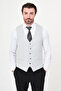Textured Slim Fit Classic Men's Vest Gray - 40961.26Y