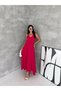 Strappy V-Neck Loose Fit Maxi Dress - 4