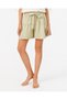 Girl's Shoulder Tie Detail Floral Printed Linen Shorts and Top Set - 8