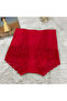 Women's High Waist Lace Plus Size Panties