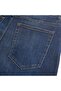 Men Straight Stretch Denim Indigo Jeans - 6
