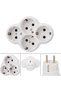 Multi-plug adapter with 4 sockets