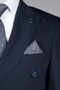 Limited edition double-breasted suit navy blue - 3