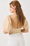 Special Design Blouse Mink with Scallop Detail - 5