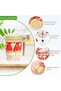 4 Pcs 16oz Overnight Oats Jars with Lids & Spoons, Leak Proof Glass Mason Jars, Airtight Food Storage Containers - 5