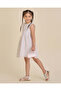 Girls Multicolour Striped Dress - 2