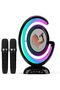 Portable Karaoke Machine with Wireless Bluetooth Speakers, Dual Mic, Lighting Atmosphere, Mini Music Box, Bluetooth Speaker with Mic, and Portable Karaoke Speaker for Kids and Parties. - 5