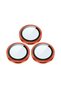 iPhone 17 Pro Compatible Camera Protection Lens Set, Orange Color (Set of 3)