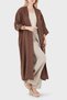 100% Linen Kimono with Lace and Embroidery Detail Kimono 7183609 - 5