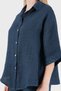 100% Linen Brode Detailed Short Sleeve Shirt Shirt 69912875 - 6