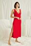 Nightgown with Open Chest and Back, Lace and Slits - Ssssss5975-1457