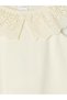 Ecru Fisto Detailed Baby Girl Undershirt - 3
