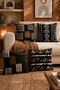 Bohemian Vintage Patterned 4-Piece Throw Pillow Cover Set