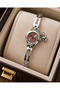 Minimal Women's Wristwatch Silver Color Elegant Daily Use Gift Boxed - 2
