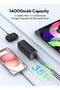 شاحن محمول 14000 مللي أمبير، شحن سريع 30 واط، لـ 3 أجهزة، شاشة LED، منفذ USB-C/A، طراز RP-PB208 ميني - 4