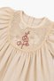 Baby Girl Lace Collar Embroidery Detailed Dress Cotton Summer Stylish Dress 6-24 Months - 2