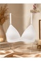 حمالة صدر للتمرين مكونة من قطعتين بدون أسلاك - حمالة صدر ناعمة - حمالة صدر مكونة من قطعتين من My First Bra باللون الأسود - الأبيض - 6