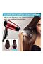 Mini Portable Hair Dryer 1200W Travel Friendly 2 Speed Settings Foldable Lightweight Red - 7