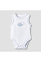 Round Neck Sleeveless Bodysuit with Snap Button Closure - 2