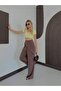 Premium Trend Modal Wide-Legged Trousers with Shawl and Sequin Detail - 3