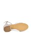 26A99 F Silver Girls' Heeled Sandals - 5