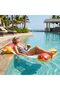 Inflatable Pool Hammock Float, Floating Lounger, Saddle, Lounge Chair, Hammock and Drifter, Mesh Bottom, Hot Dog and Donut Sprinkles Design, for Adults and Kids - 5