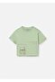 Baby Boy Patterned T-Shirt Green 1005