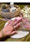 Gold Pink Zircon Stone Vintage Adjustable Non-Tarnish Ring - 5