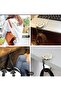 Foldable Bag Hanger Rose Design Table Edge Bag Holder Hanger Bracket Women's Bag Hook - 4