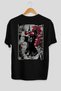 For Dog Lovers 16 Black Oversize T-Shirt with Dog Print on the Back 100% Cotton Unisex Dog Lover Premium Design