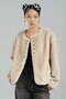 Women's Fur Two-Piece Detachable Shawl Detailed Design Coat - 5