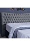 MARS HEADBOARD CHANEL GREY L-140 : H-125 CM