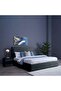 TROJAN HEADBOARD CHANEL DARK GREY L-200 : H-125 CM - 6
