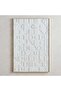 Andres Handcrafted Textured Wall Art 120x80cm - White - 5