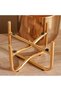 Ida Metal Planter with Stand 13x13x14.5cm- Gold - 3