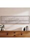 Tinsel Town Framed Canvas Art 180x50cm - Silver