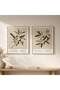 Olive Tree 2-piece Printed Framed Canvas Wall Art 40x50cm - Green