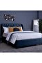 PLUTO HEADBOARD CHANEL NAVY BLUE L-150 : H-125 CM - 6