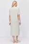 Women's Off-Shoulder Slit Dress - 7