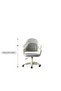 Axiom Office Medium Back Chair Mesh & Fabric - Grey & White - 8