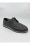 Gray Napa Men's Leather Shoes - 3