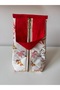 Handmade Autumn-Themed Zippered Quilted Makeup Bag and Organizer - 5
