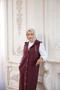 سترة مبطنة - أحمر كلاريت - 6