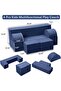 6-Piece Modular Kids Play Couch, Convertible Toddler Foam Sofa Set with Removable Washable Cover - 3