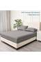 100% Rayon Derived from Bamboo Cooling Fitted Sheet, Twin Size (100x150cm), 40cm Deep Pocket - 6