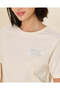 Women Ivory Plain T-shirt - 4