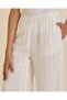 Senior Girls Ivory Pin Tuck Flared Trousers - 4