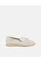 Women White Laser Cut Ballerinas