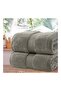 2-Piece Bath Sheets, 100% Combed Cotton 550 GSM, Quick Dry, Absorbent, Soft, Grey 80x190cm - 3